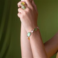 Armband Madì Dame  Oliva in Silber Quarzo idrotermale 38984 - 38984
